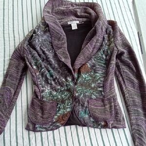 Womans S Alberto Makali Striped And Detailed Jacket